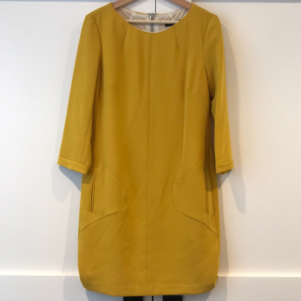 Rag & Bone Mustard Yellow Shift Dress (Size 8)